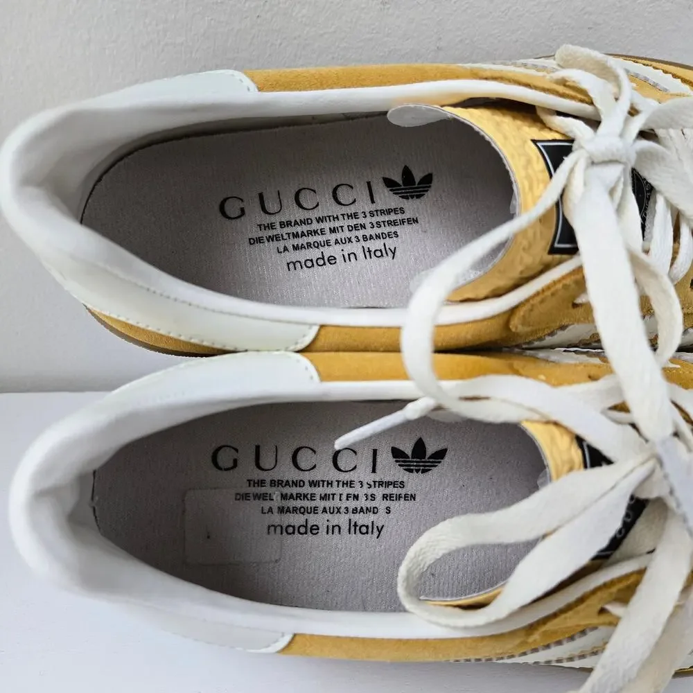 Gucci x Adidas Gazelle 2022 Collaboration Mens Size 5 Womens 7 Sneakers Rare